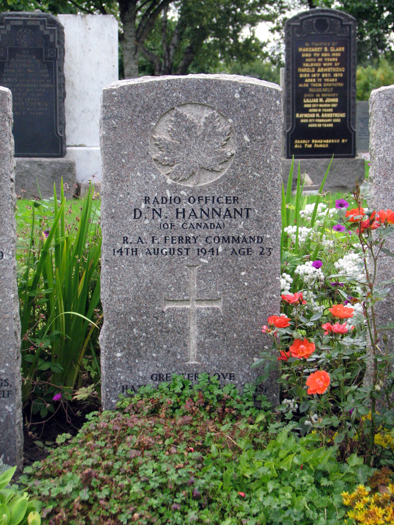 "Donald Hannant grave"
Linked To: <a href=